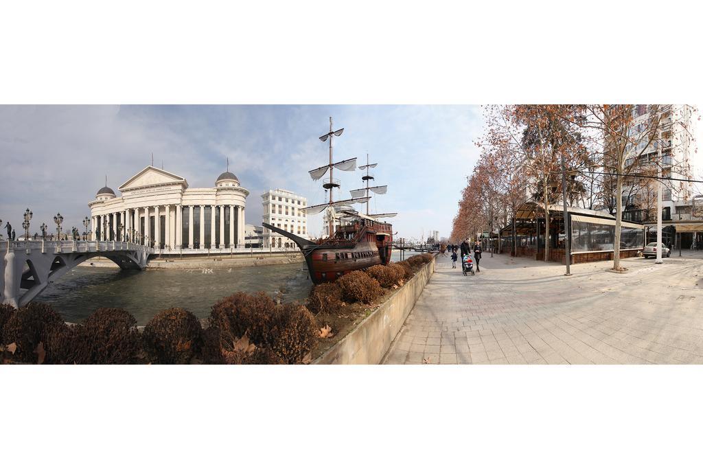 Solun'S Riverside Rooms Skopie Exterior foto